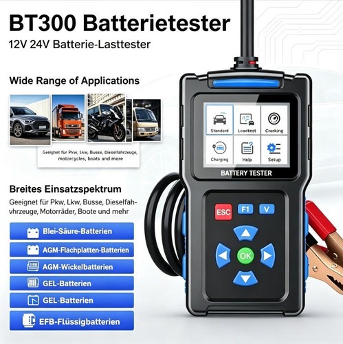 Topdiag autobatterie tester - topdiag,