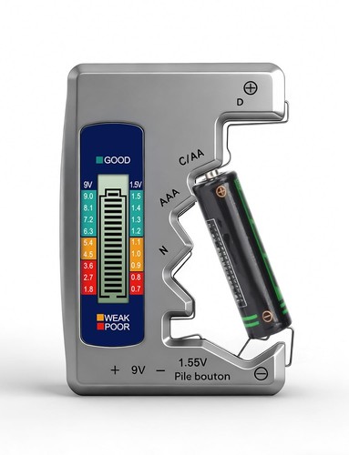 Batterietester lcd typen - lcd, 6