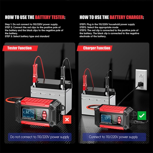 2-in-1-Autobatterieladegerät