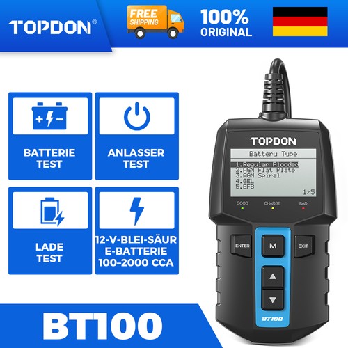 2026 topdon bt100 kfz - 2026,